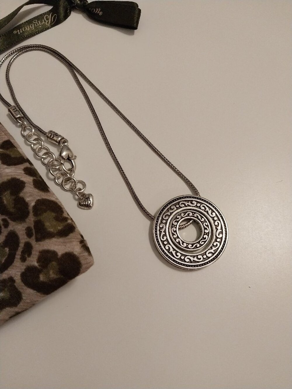 💗Brighton Necklace "Central Park"  Cloth Bag Excellent 18" 💗